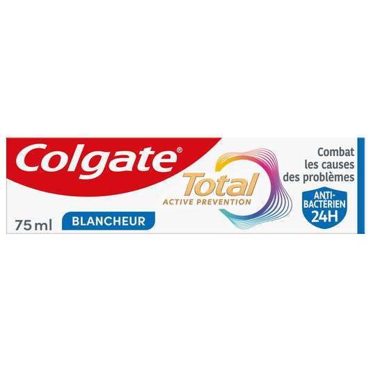 Dentifrice Total Active Prévention Blancheur COLGATE