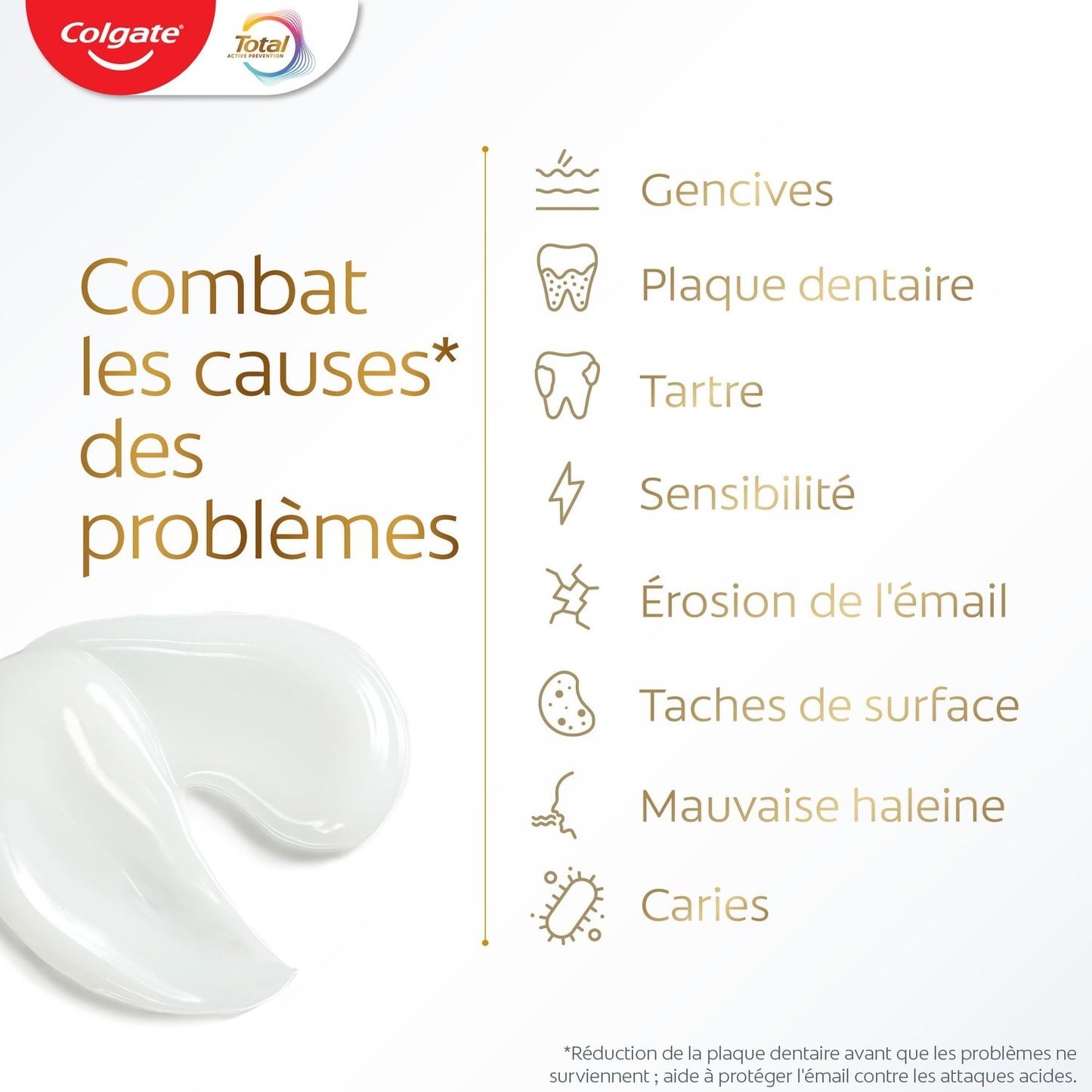 Dentifrice Total Active Prévention Soin Email COLGATE