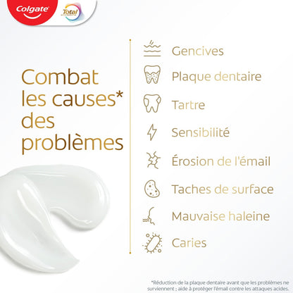 Dentifrice Total Active Prévention Soin Email COLGATE