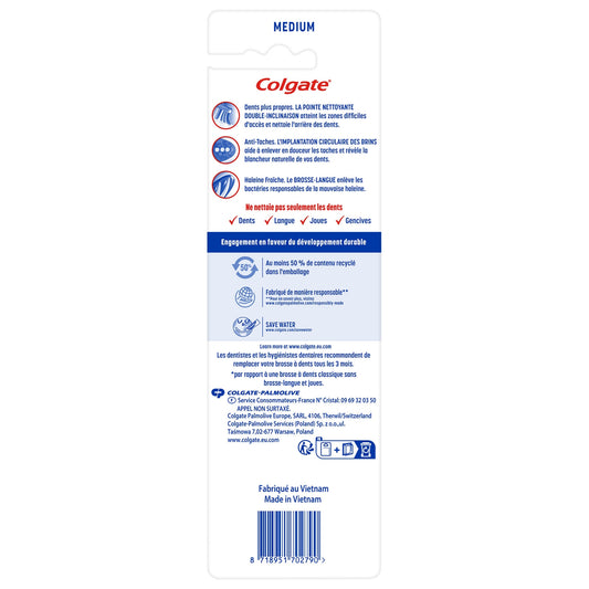 Brosse à Dents Triple Action Médium COLGATE