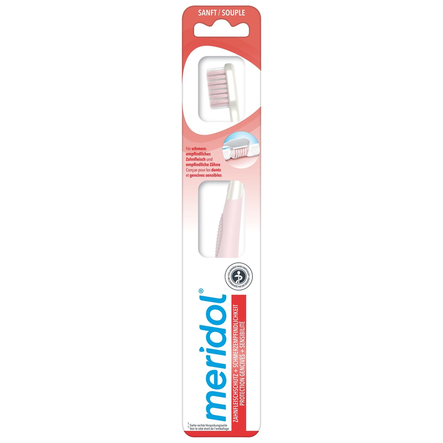 Brosse à Dents Dents et Gencives Sensibles - Souple MERIDOL 