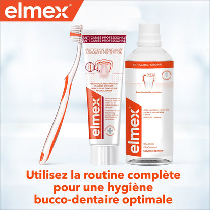 Brosse à dents Medium Anti-caries InterX ELMEX 