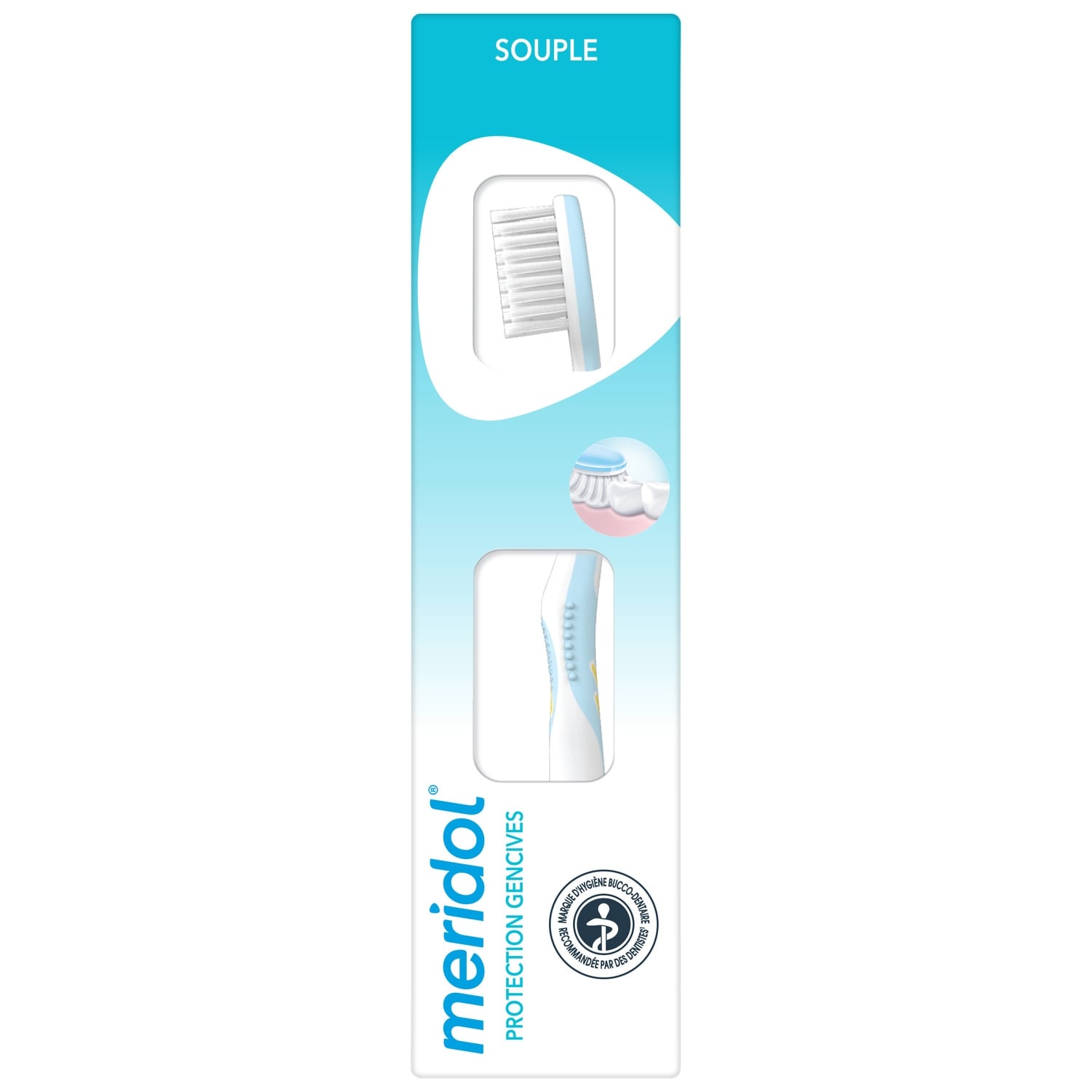 Brosse à dents Souple Protection Gencives MERIDOL 
