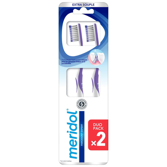 Brosse à dents Extra Souple Gencives Sensibles MERIDOL 