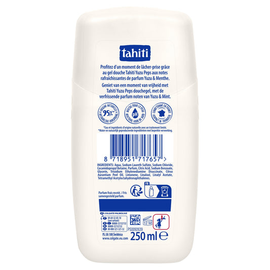 Shower Gel Yuzu and Mint Scent TAHITI