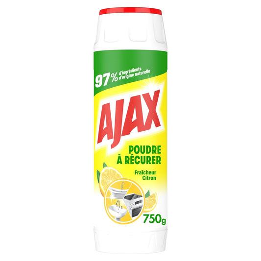 Nettoyant Poudre à Récurer Citron AJAX le flacon de 750gr