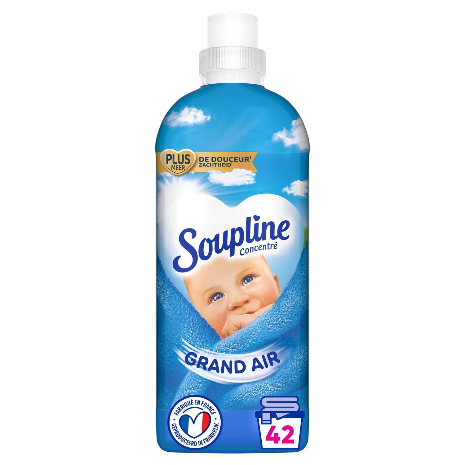 Adoucissant Liquide Concentré Ultra Grand Air SOUPLINE 