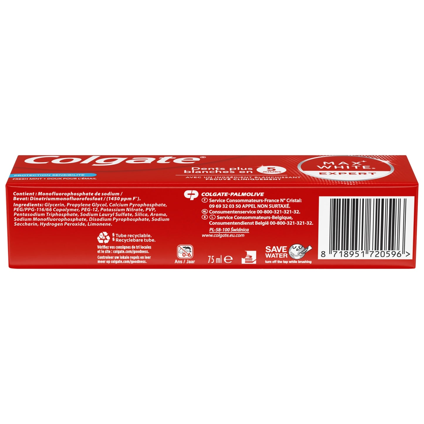 Dentifrice Expert Protection  Max White COLGATE