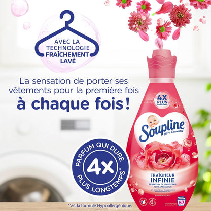 Assouplisant Ultra Concentré Fraîcheur Infinie SOUPLINE