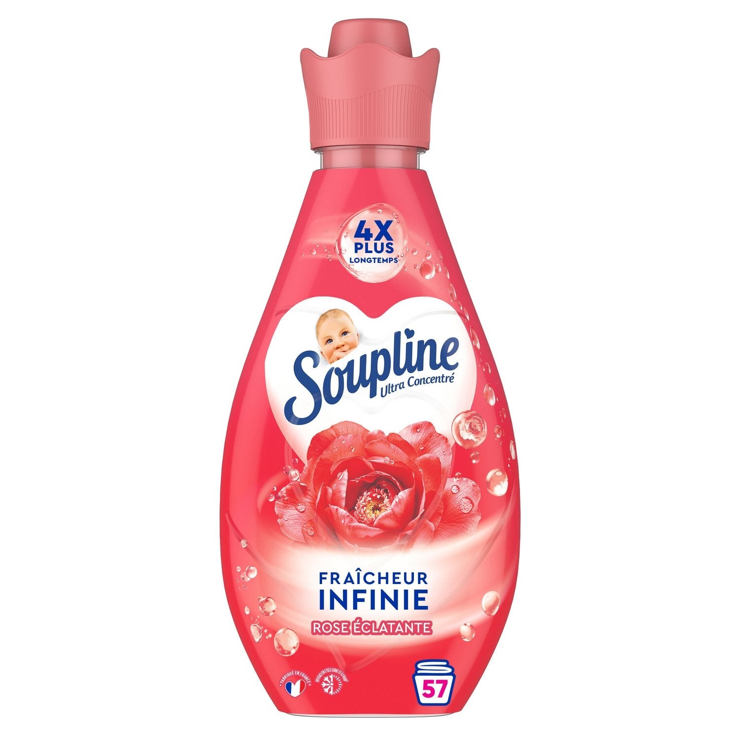 Assouplisant Ultra Concentré Fraîcheur Infinie SOUPLINE le flacon de 800mL
