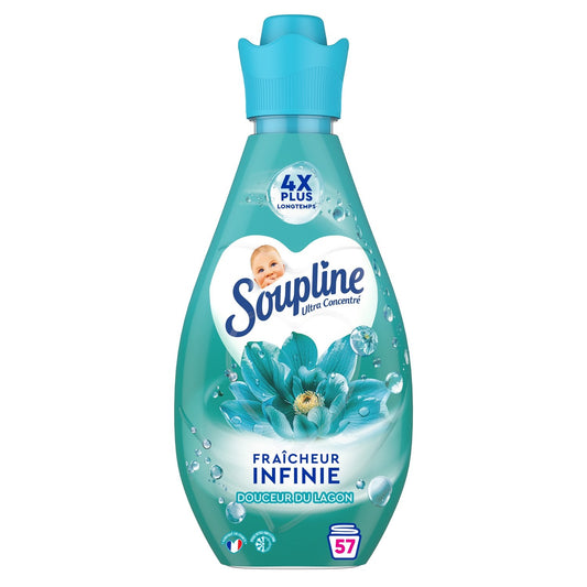 Adoucissant Ultra Fraîcheur Infinie Lagon SOUPLINE le bidon de 800mL