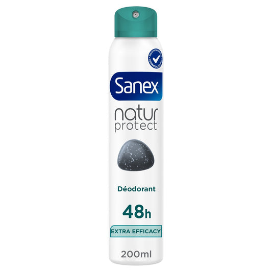 Déodorant Spray Anti-Transpirant Pierre d'Alun Efficacité 48h SANEX le flacon de 200mL
