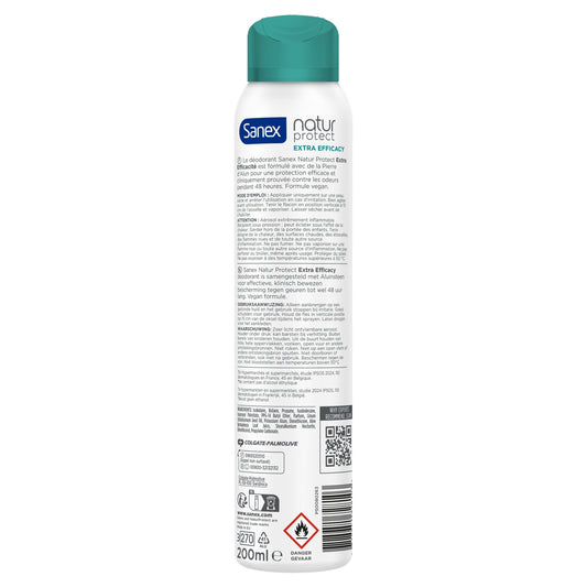 SANEX Antiperspirant Deodorant Spray Alum Stone 48h Effectiveness