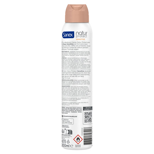 Spray Deodorant Bio Aloe Sensitive SANEX