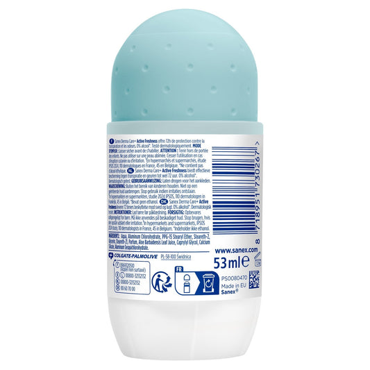 SANEX Derma Care + Active Freshness Deodorant 72h