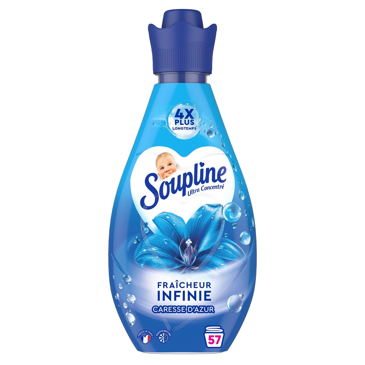 Adoucissant Ultra Concentré Fraîcheur Infinie Azur SOUPLINE 