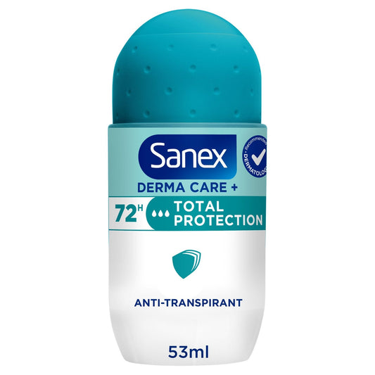 Déodorant Bille Anti-Transpirant Derma Care + Total Protection 72h SANEX le flacon de 53mL