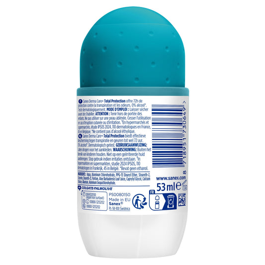 Déodorant Bille Anti-Transpirant Derma Care + Total Protection 72h SANEX