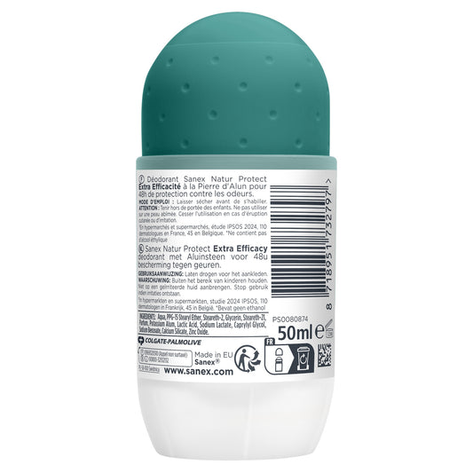 Déodorant Bille Anti-Odeurs Pierre d'Alun 48h Natur Protect SANEX
