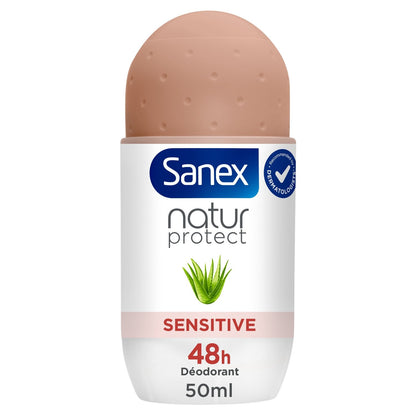 Déodorant Bille Natur Protect Aloe Vera Bio Peaux Sensibles 48 H SANEX