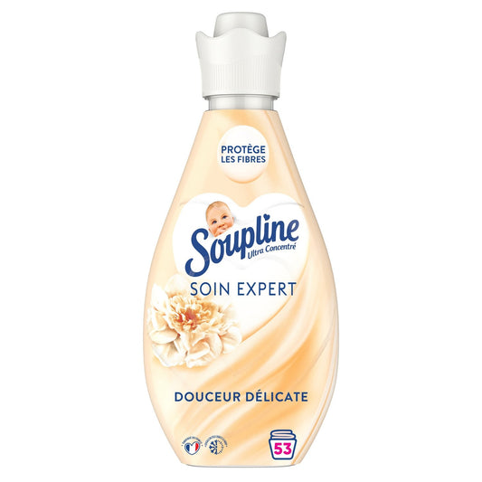 Assouplissant Ultra Soin Expert SOUPLINE le bidon de 800ml - 53 lavages