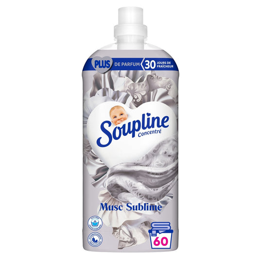 Adoucissant Concentré Sublime Musc SOUPLINE le flacon de 1260mL