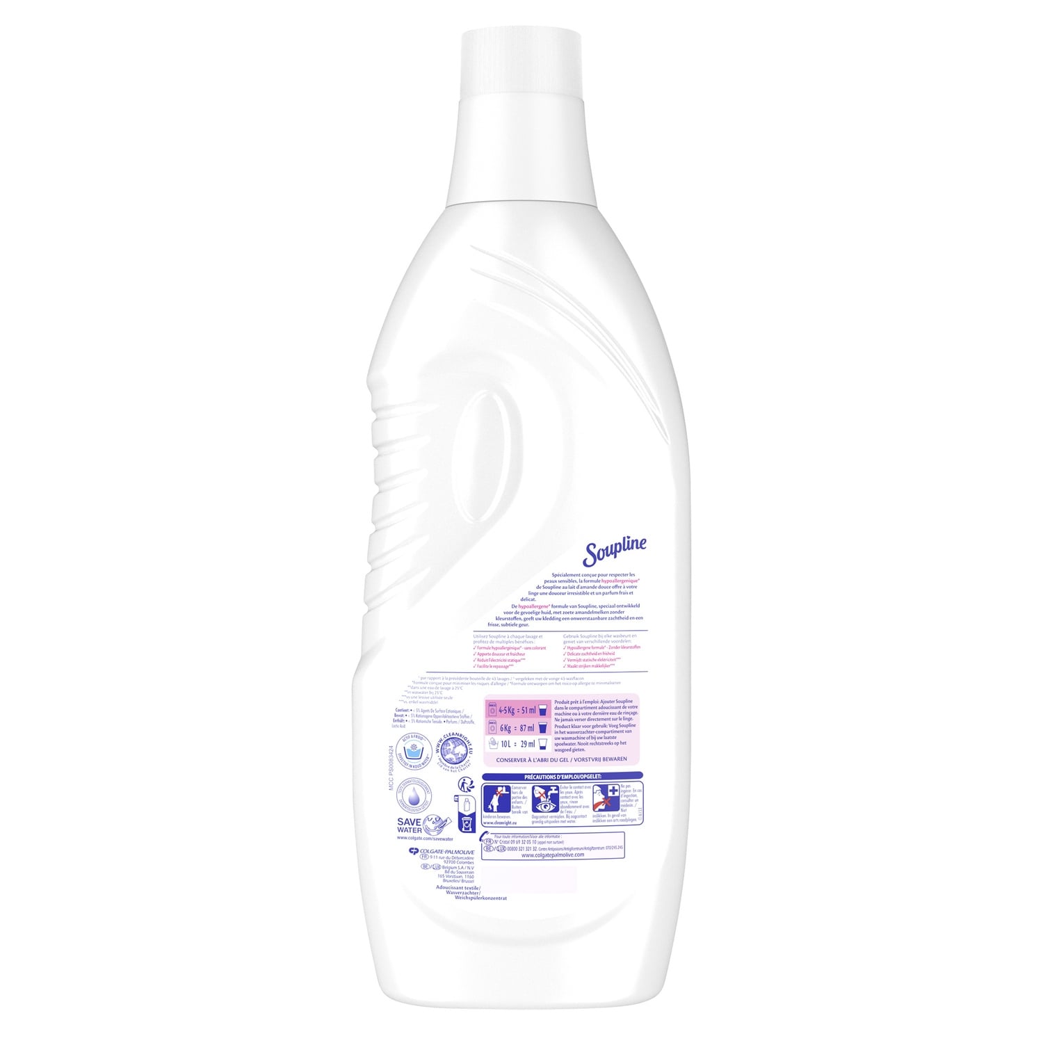 Adoucissant Hypoallergénique SOUPLINE 