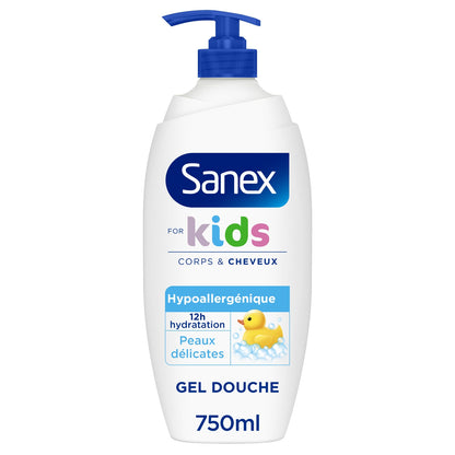 Gel douche Enfants Corps et Cheveux SANEX 