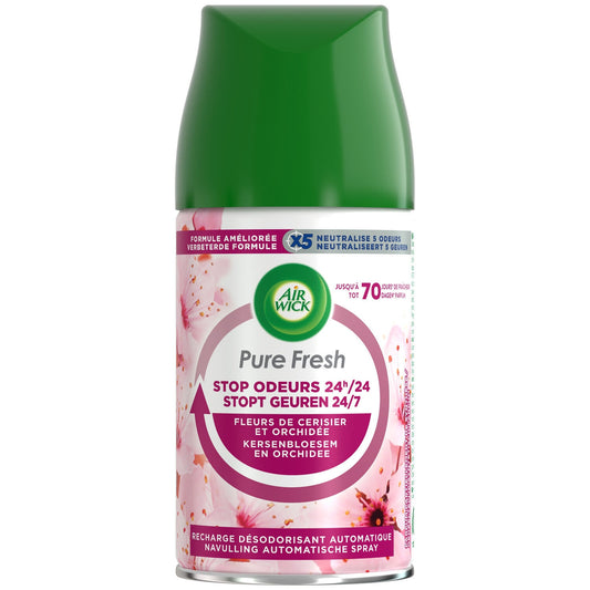 Air Wick Pure Fresh Stop Refill Air Freshener Cherry Blossom &amp; Orchid Scents