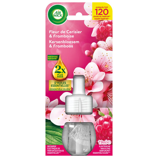 AIR WICK Cherry Blossom and Raspberry Electric Air Freshener Refill