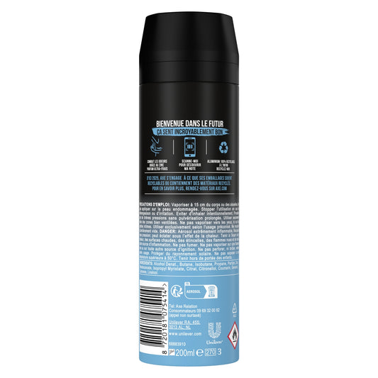AXE Ice Cool Non-Stop Fresh Men's Deodorant