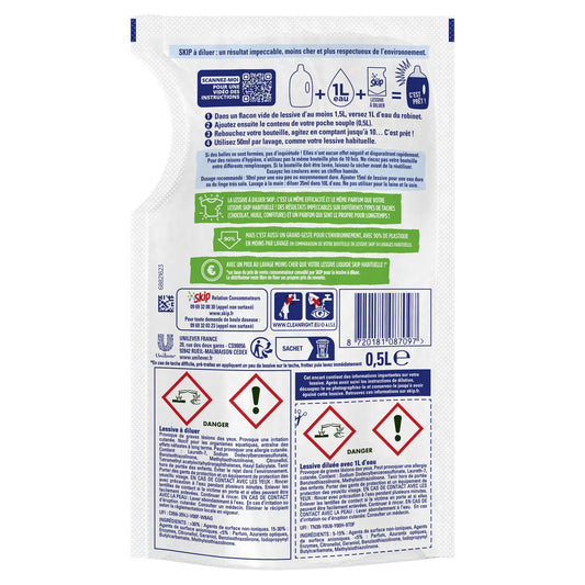 Active Clean Liquid Laundry Detergent to Dilute SKIP