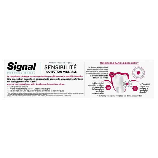 SIGNAL Professional Sensitivity Toothpaste Mineral Protection Gums