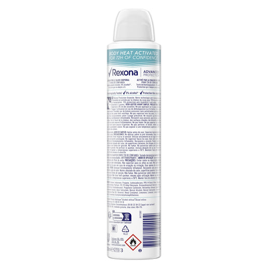 Déodorant Spray Anti-Transpirant Invisible Aqua 72h REXONA