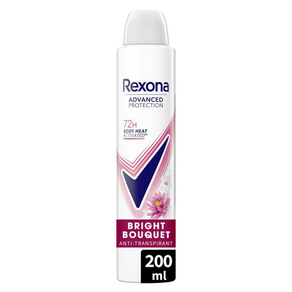 Déodorant Spray Anti-Transpirant Bright Bouquet 72H REXONA