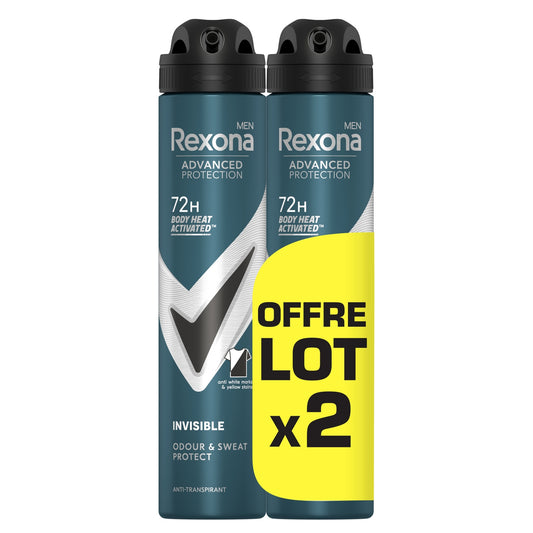 REXONA MEN Invisible Black + White Advanced Protection Anti-Perspirant Deodorant Spray for Men