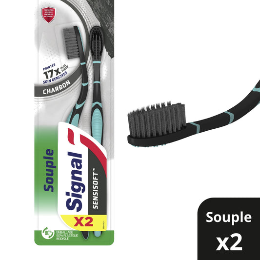 SIGNAL Soft Charcoal Toothbrush