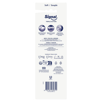Brosse à Dents Souple Triple Action SIGNAL