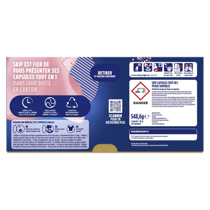 SKIP Sensitive Skin Laundry Capsules