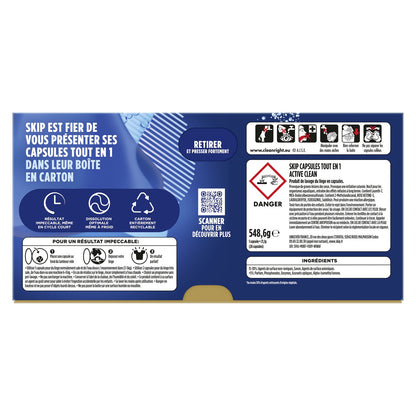 Active Clean SKIP Laundry Capsules