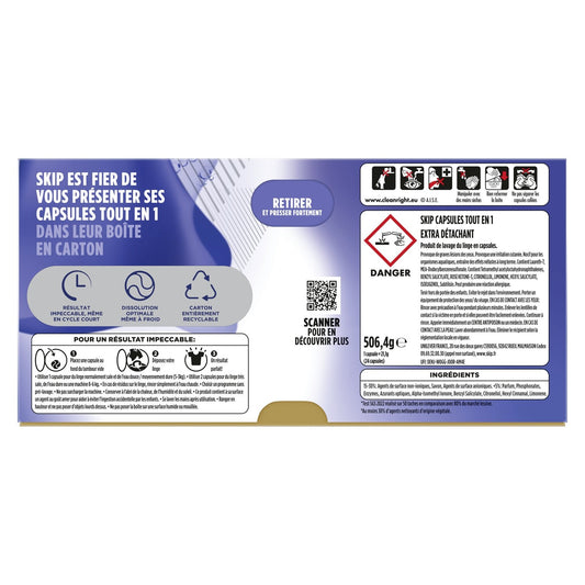 SKIP Extra Stain Remover Capsules