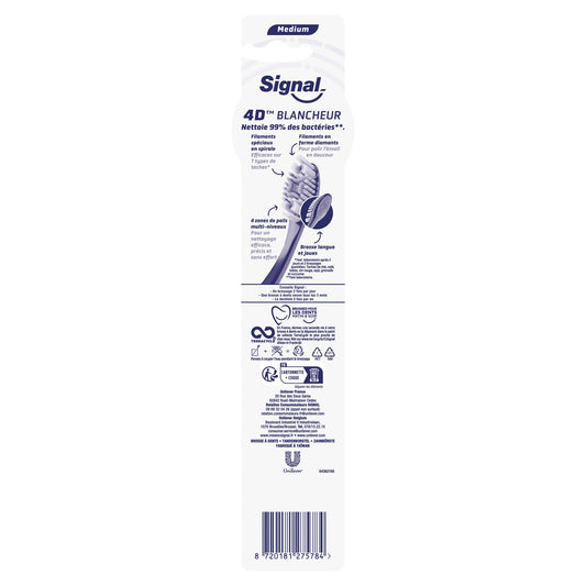 SIGNAL 4d Whiteness Medium Toothbrush