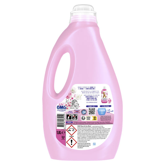 OMO Pink &amp; Lilac White Liquid Laundry Detergent