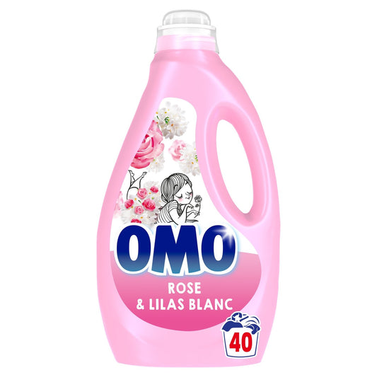 OMO Pink &amp; Lilac White Liquid Laundry Detergent