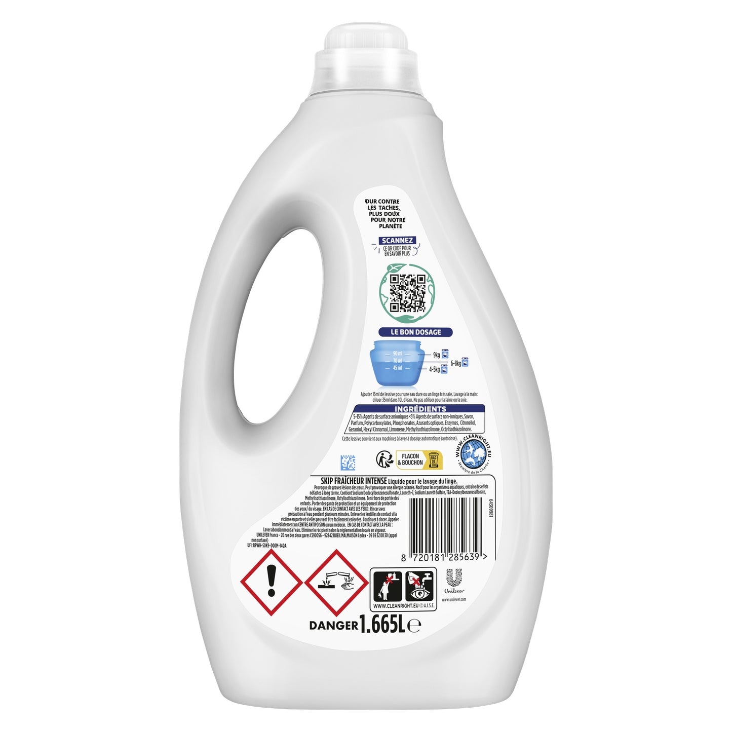 SKIP Intense Freshness Liquid Laundry Detergent
