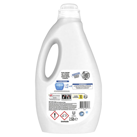 Active Clean Liquid Laundry Detergent with Plant-Based Active Ingredients SKIP