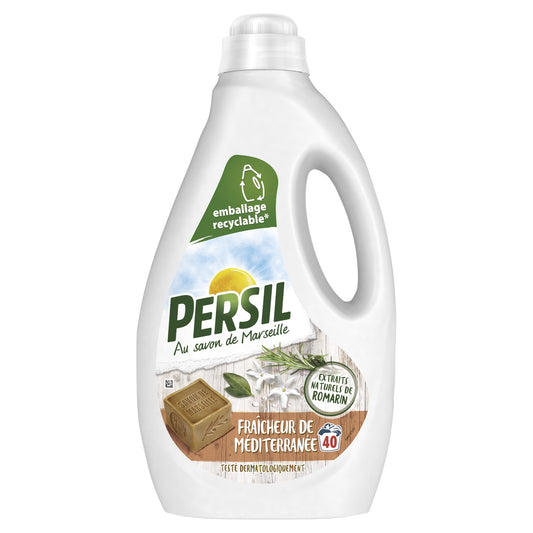 Mediterranean Freshness Liquid Laundry Detergent with Natural Rosemary Extracts PERSIL