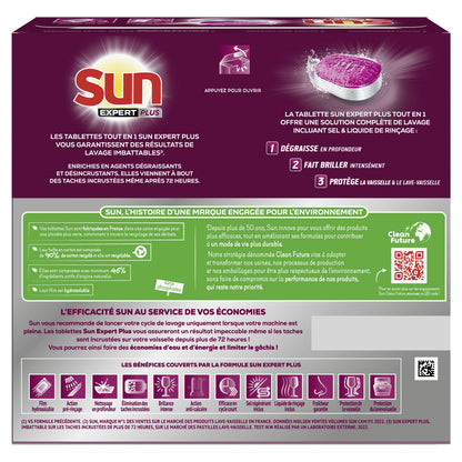 Expert SUN All-In-1 Dishwasher Tablets