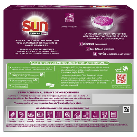 Expert SUN All-In-1 Dishwasher Tablets