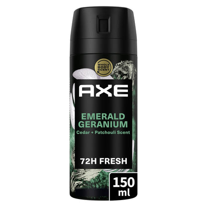 Déodorant spray homme Emerald Geranium AXE 